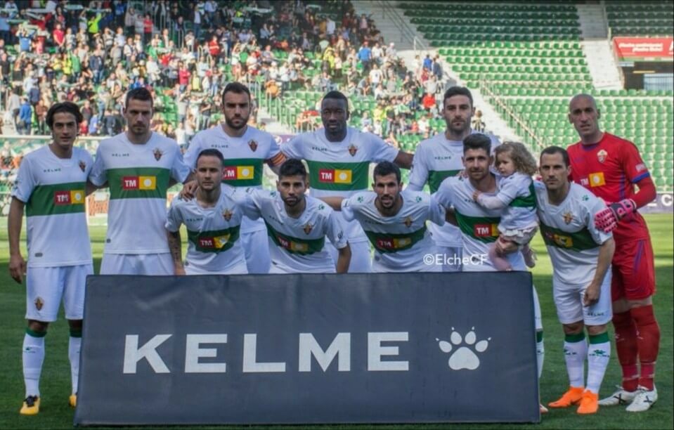 Equipo titular del Elche ante el Villarreal B / Sonia Arcos - Elche C.F